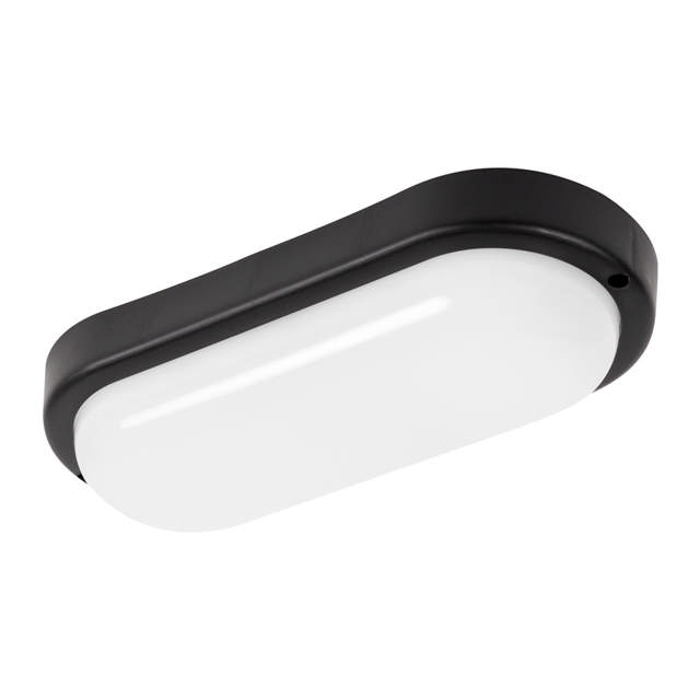 Corp BAT LED Colt Rotund Negru IP65 12W 6400K Dispersor Opal - NOVELITE