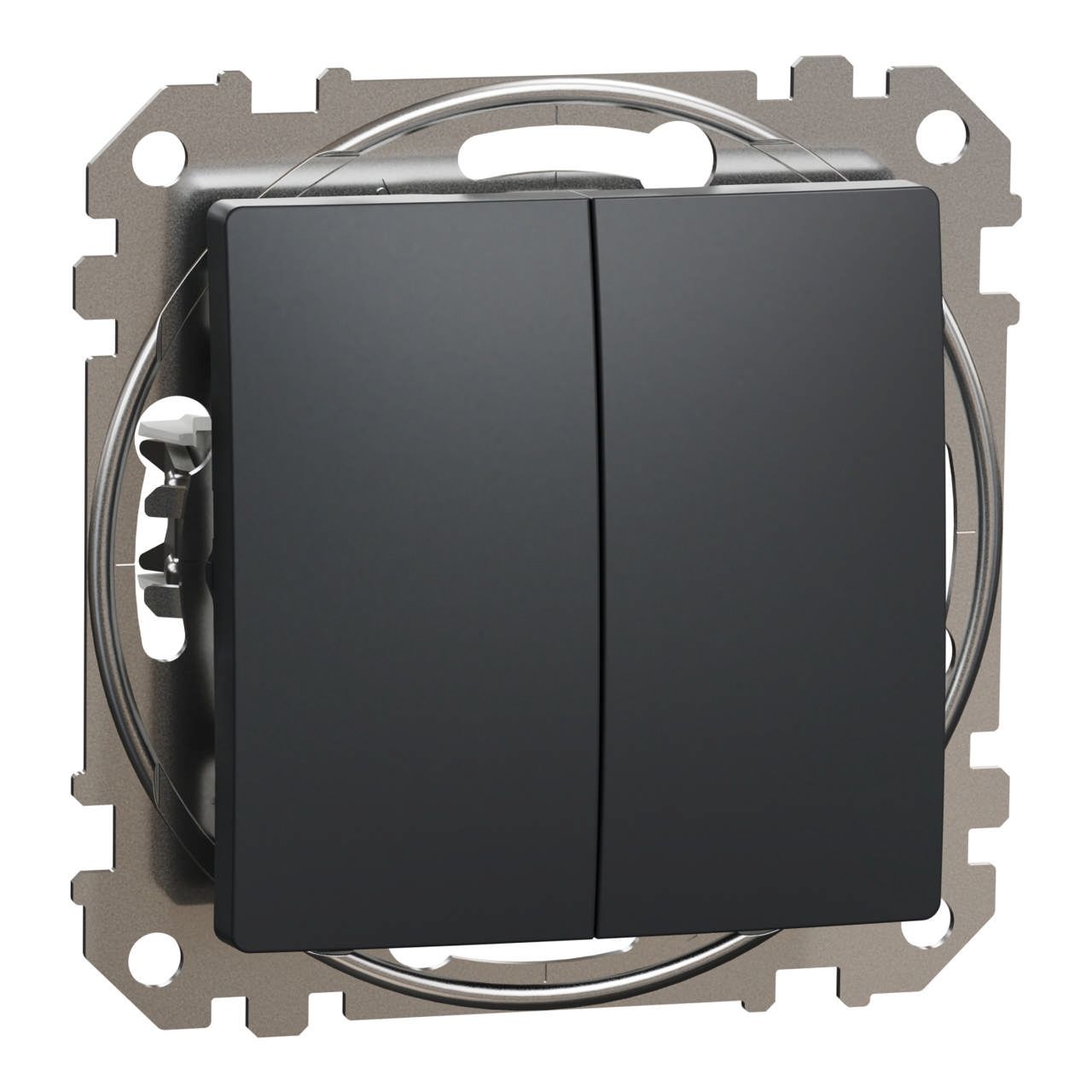 Noua Sedna intrerupator dublu, antracit, Schneider