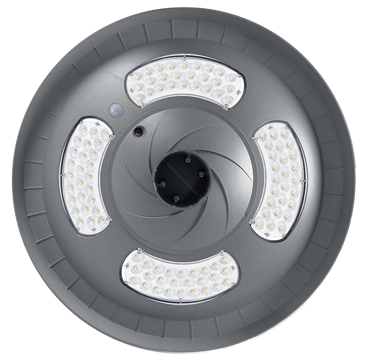 Corp Solar Pietonal LED PARK Gri Senzor de miscare 300W 6400K IP66 - SOLENTIS