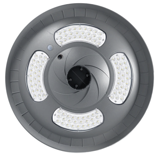 Corp Solar Pietonal LED PARK Gri Senzor de miscare 300W 6400K IP66 - SOLENTIS