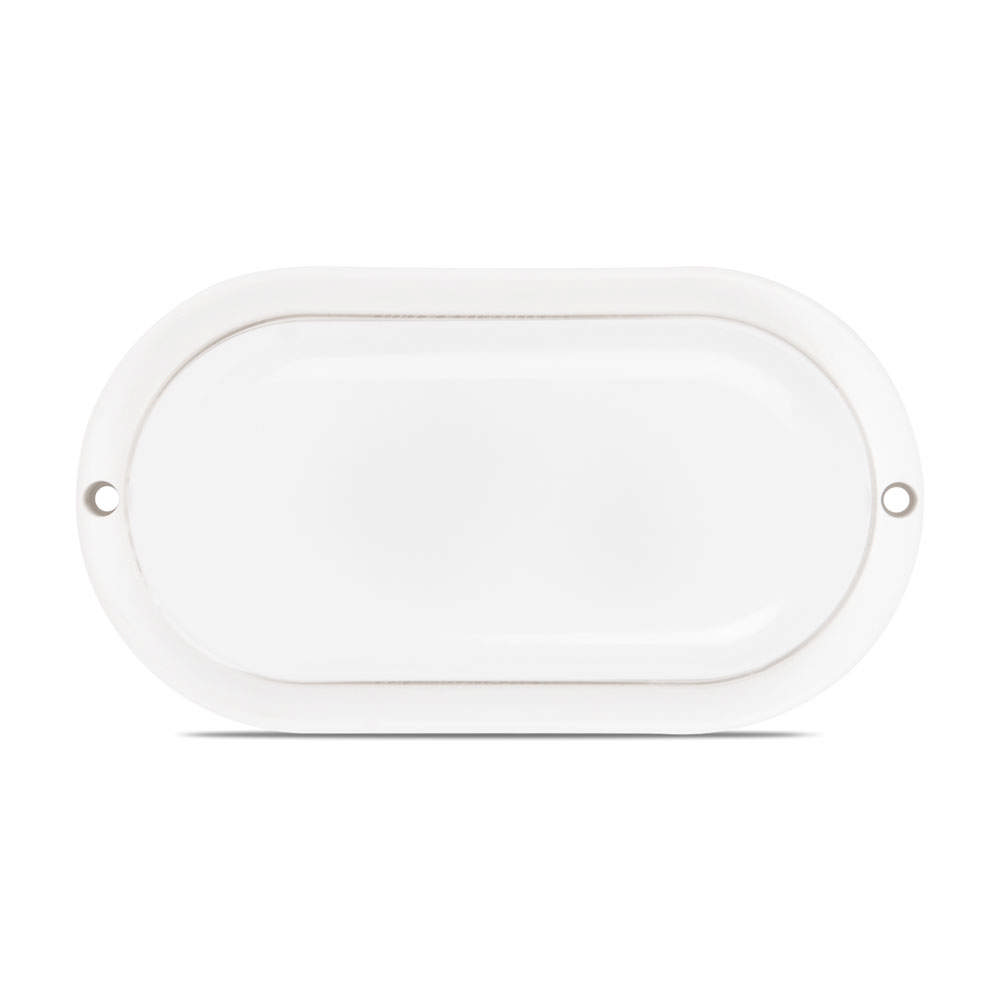 Corp BAT LED Oval Alb IP54 12W 6500K Dispersor Opal - HOMELIGHT