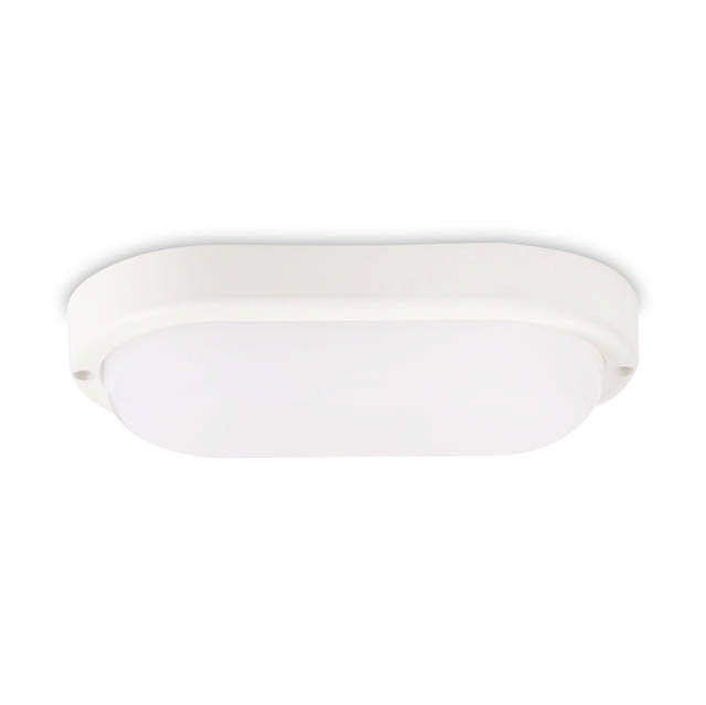 Corp BAT LED Oval Alb IP54 12W 6500K Dispersor Opal - HOMELIGHT
