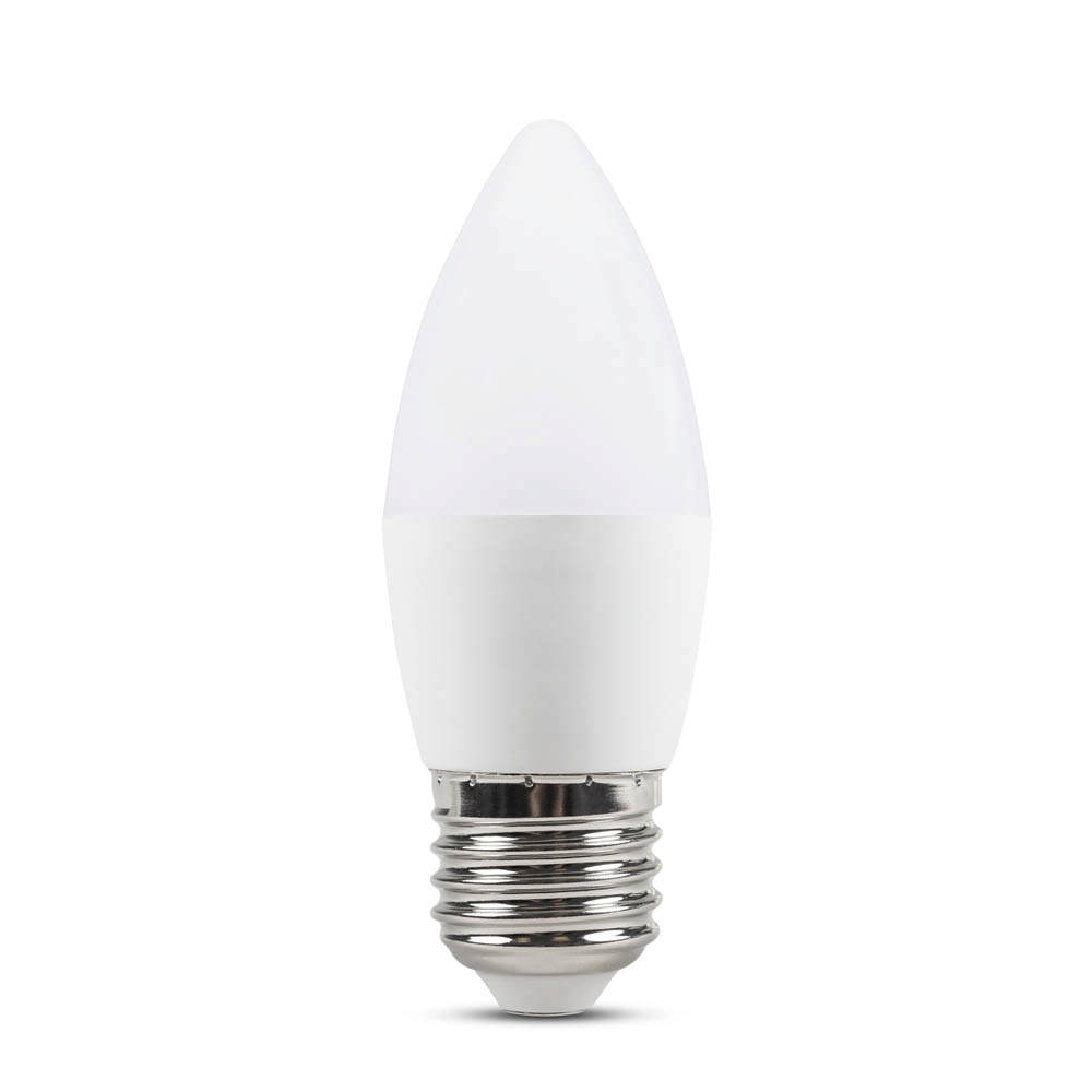 Bec LED lumanare 5W E27 6400K, Homelight