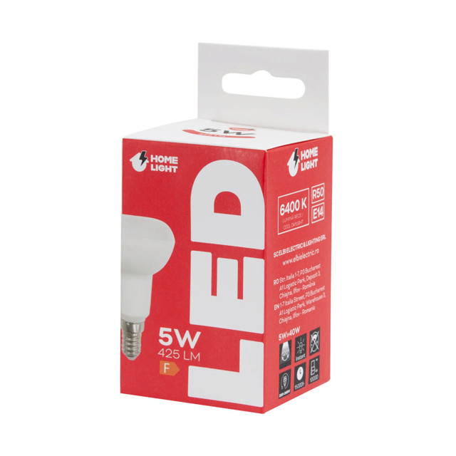 Bec LED spot R50 5W E14 6400K, Homelight