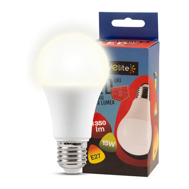 Bec LED A60 15W E27 4000K, Novelite