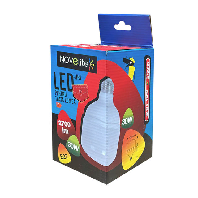 Bec LED 30W E27 6400K, Novelite