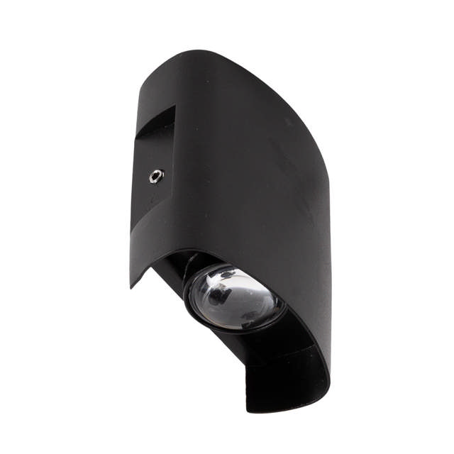 Aplica Monty LED 2X2W 3000K IP54, negru, Erste