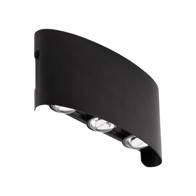 Aplica Monty LED 6X6W 3000K IP54, negru, Erste