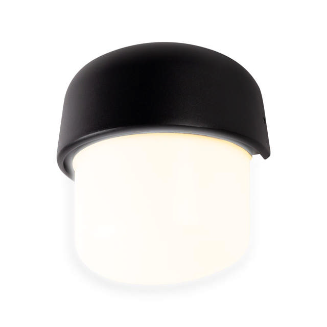 Aplica Bastet LED 12W IP54, negru, Erste