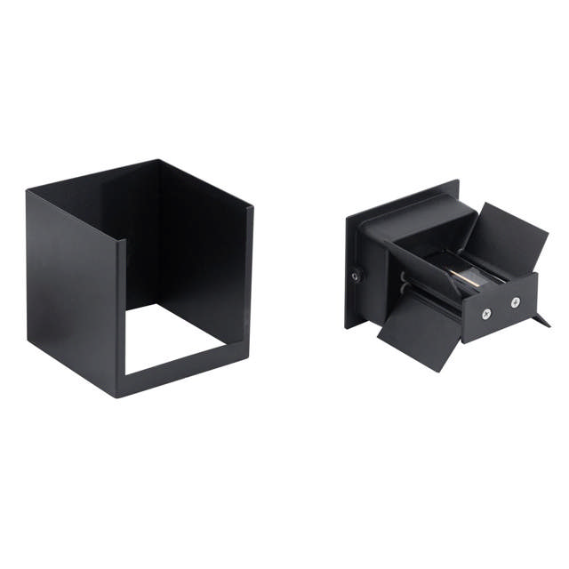 Aplica Randy LED 6W 4000K IP65, negru, Erste