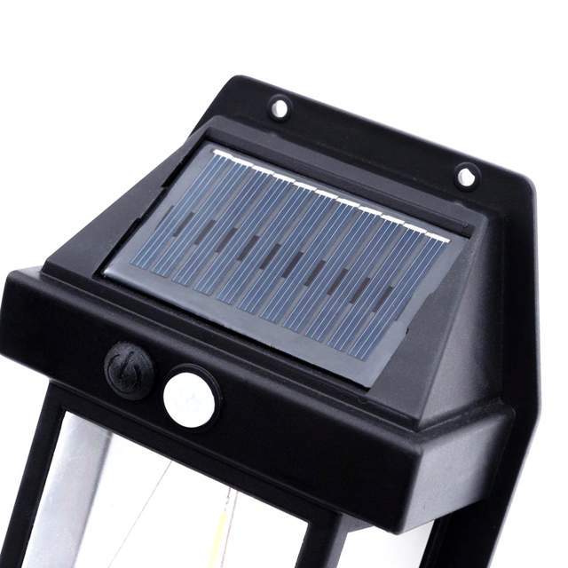 Lampa solara Bayern senzor 3W IP44, negru, Erste