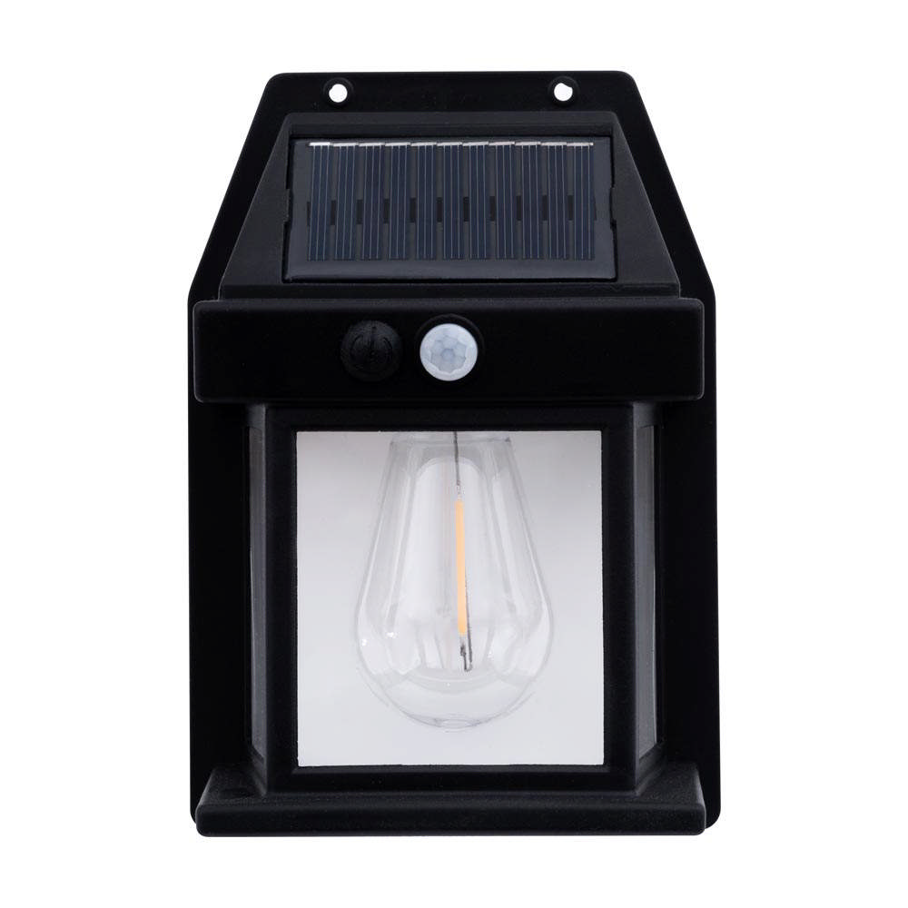 Lampa solara Bayern senzor 3W IP44, negru, Erste