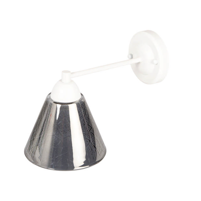 Aplica Fare 1XE27 IP20, alb+negru, Erste