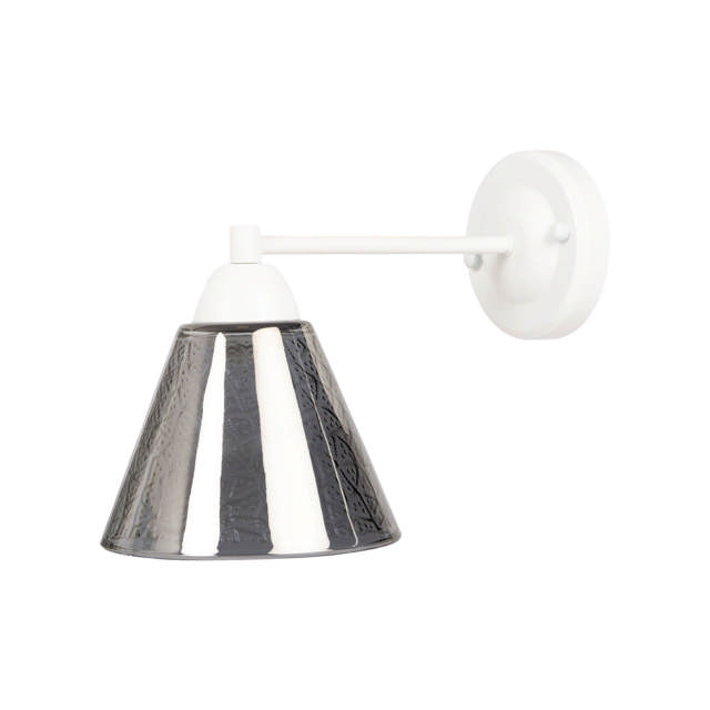 Aplica Fare 1XE27 IP20, alb+negru, Erste