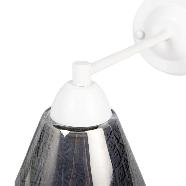 Aplica Fare 1XE27 IP20, alb+negru, Erste