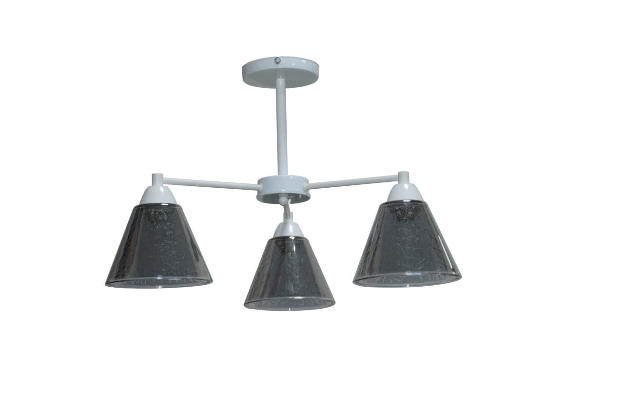 Lustra Fare 3XE27 IP20, alb+negru, Erste