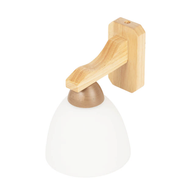 Aplica Lena 1XE27 IP20, natur+alb, Erste