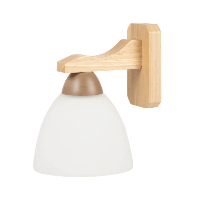 Aplica Lena 1XE27 IP20, natur+alb, Erste