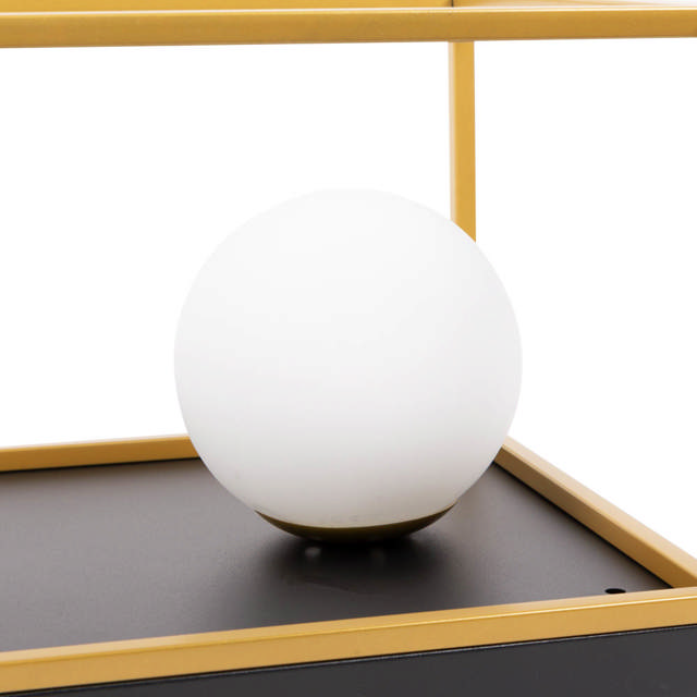 Lustra Luma 2XE27 IP20, negru+auriu, Erste