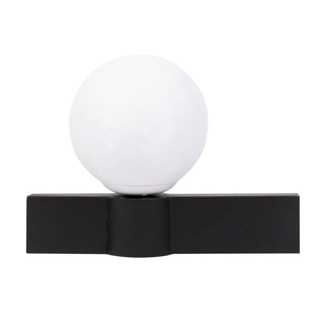 Aplica Glace 1XE27 IP20, negru+alb, Erste