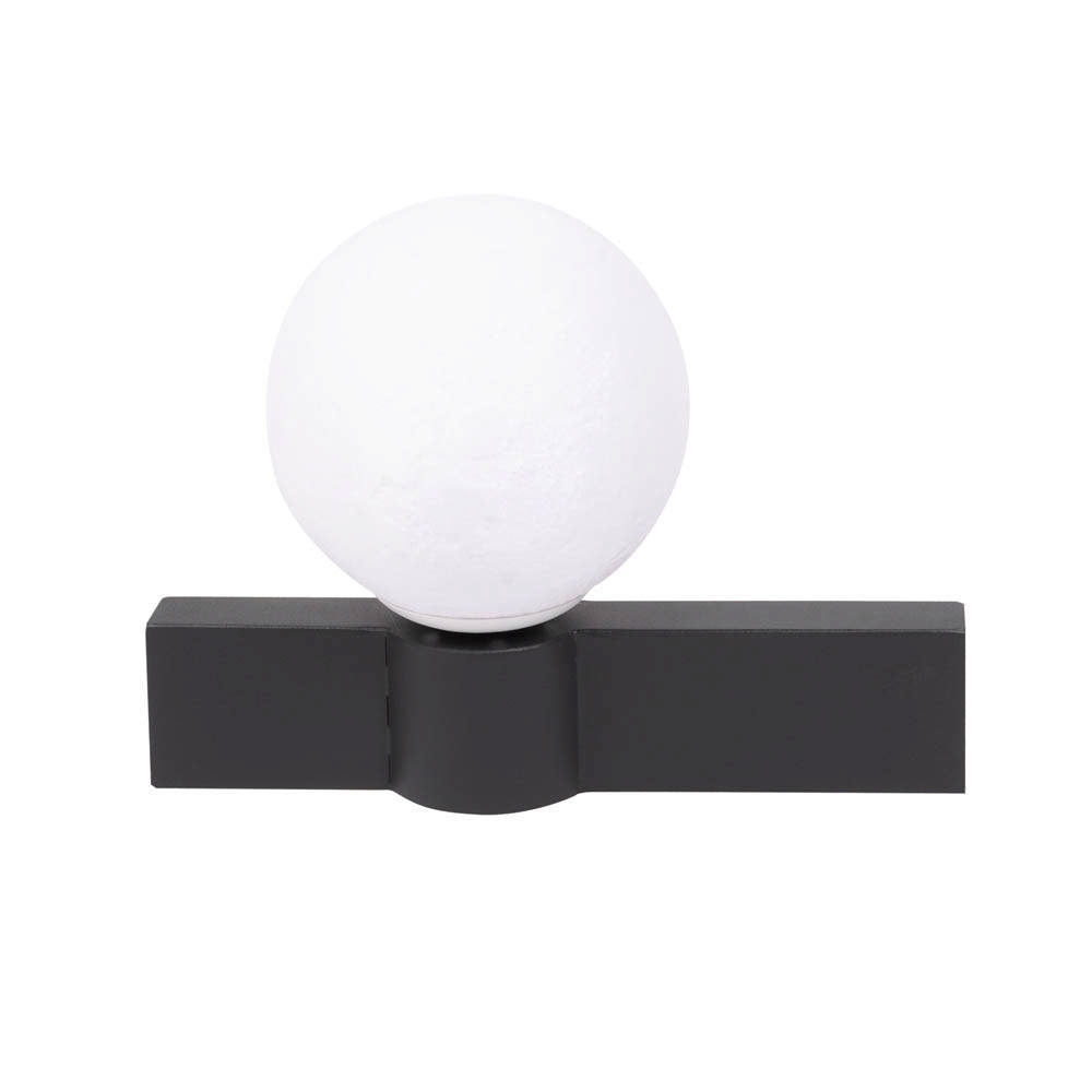 Aplica Glace 1XE27 IP20, negru+alb, Erste