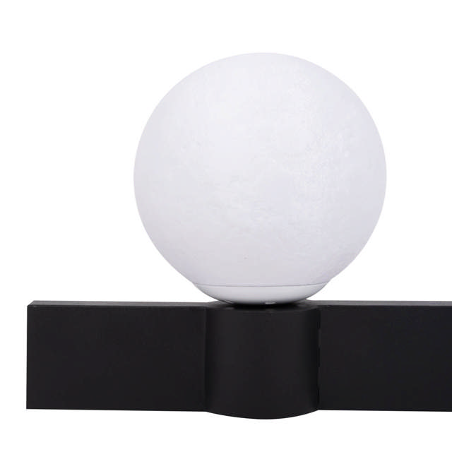 Aplica Glace 2XE27 IP20, negru+alb, Erste