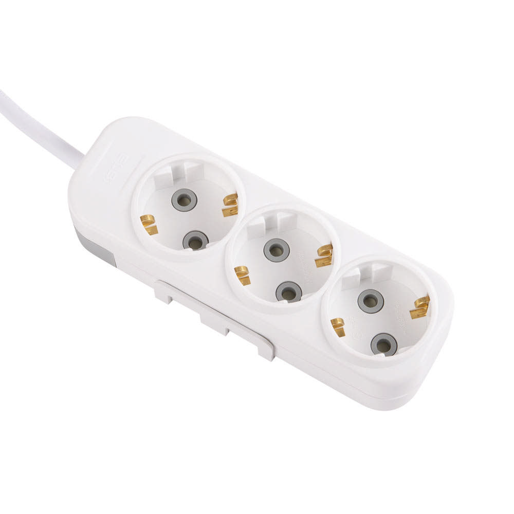 Myra prelungitor 3m 3 prize, alb, Elbi