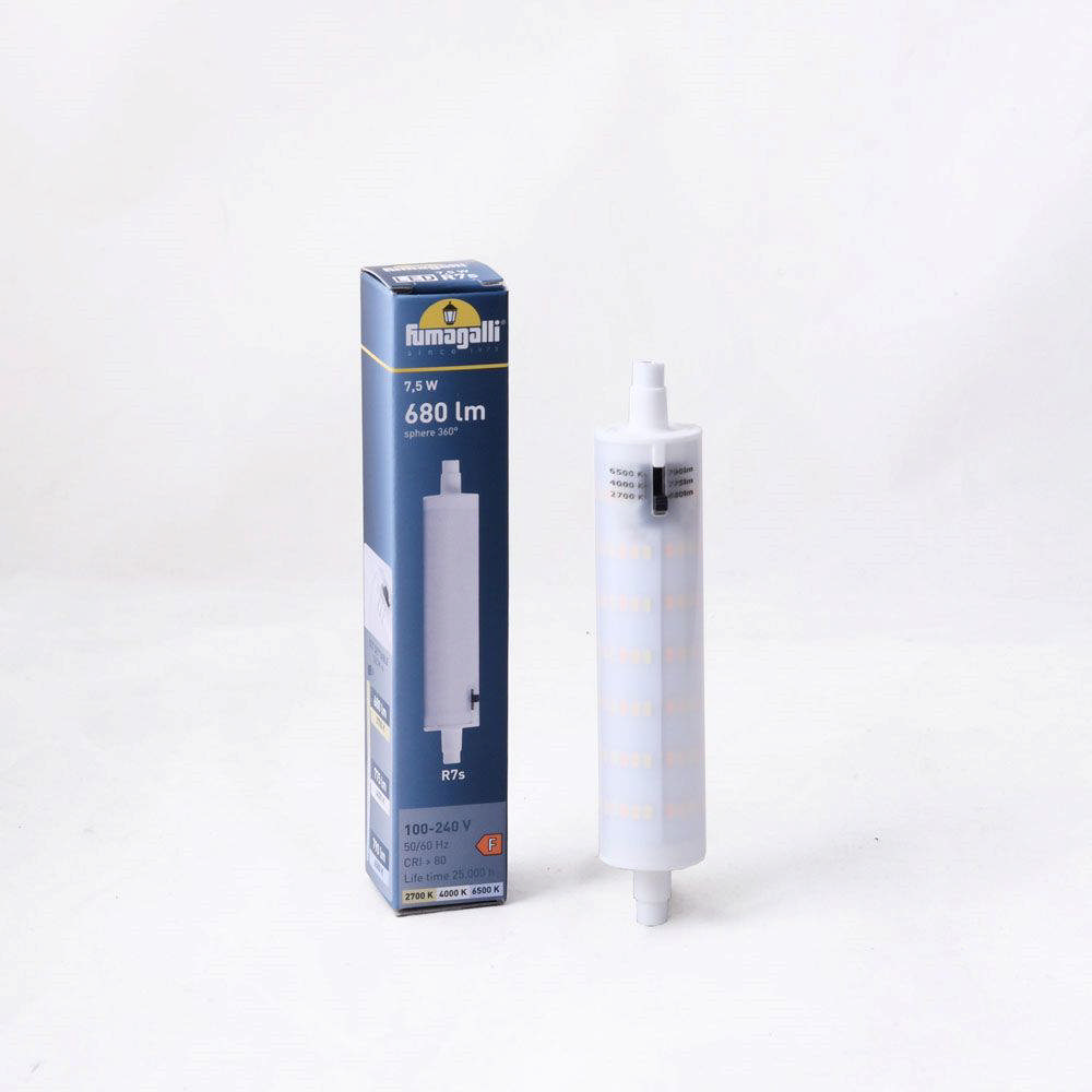 Bec liniar LED 7.5W R7S CCT, Fumagalli