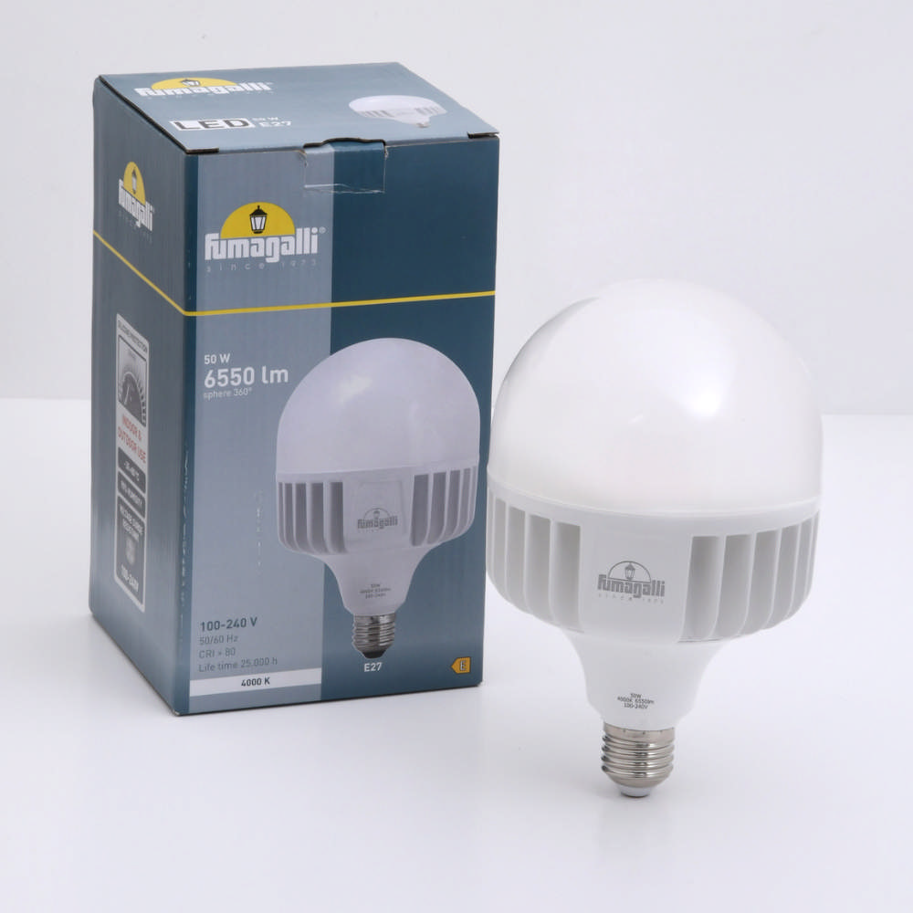 High power LED 50W E27 3000K, Fumagalli