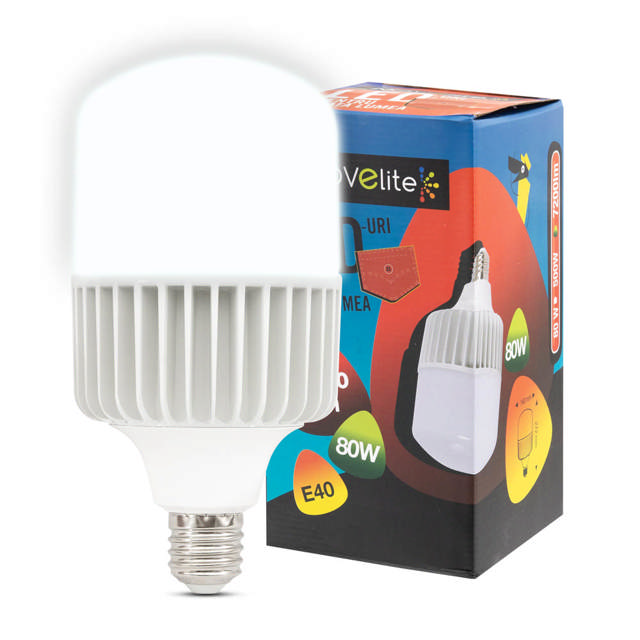 Bec LED 80W E40 6500K, Novelite