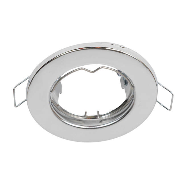 Rama spot Italian Pluton GU10 81X65mm, crom, Metsan