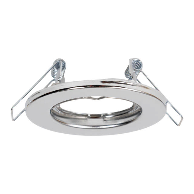 Rama spot Italian Pluton GU10 81X65mm, crom, Metsan