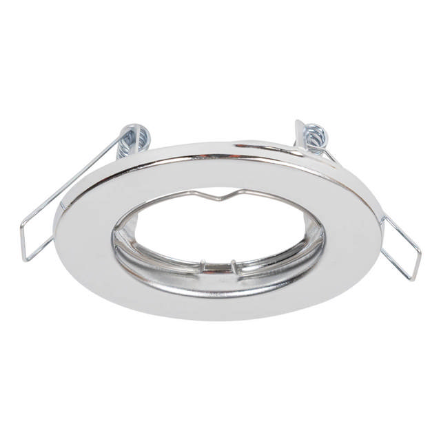 Rama spot Italian Pluton GU10 81X65mm, crom, Metsan