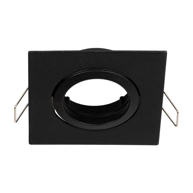 Rama spot Azer GU10 85X85mm, negru, Metsan