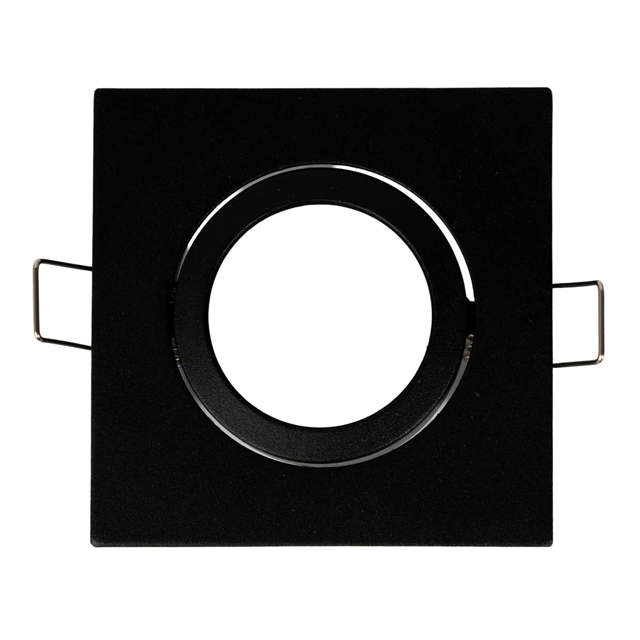 Rama spot Azer GU10 85X85mm, negru, Metsan