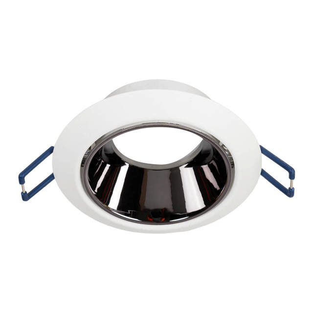 Rama spot Draco GU10 87X85mm, alb refl planitnum, Metsan