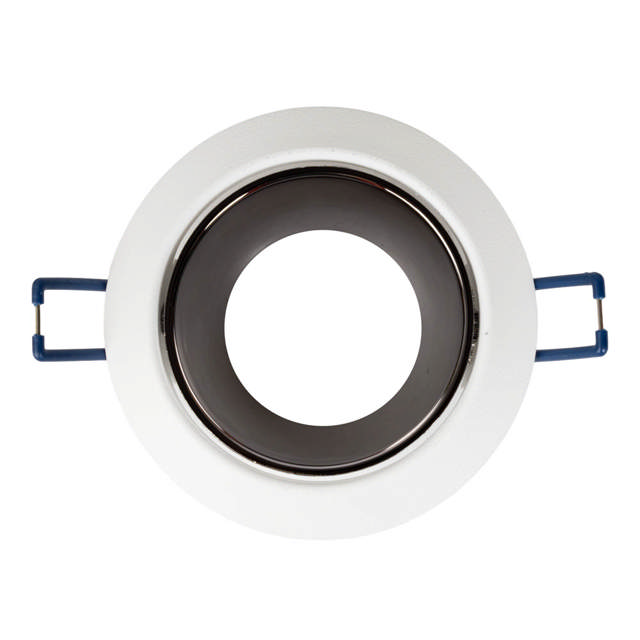 Rama spot Draco GU10 87X85mm, alb refl planitnum, Metsan