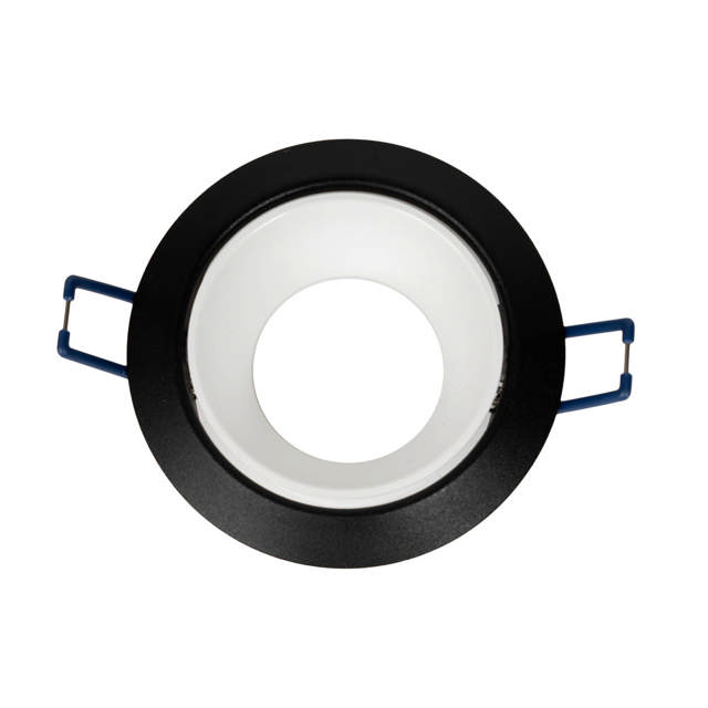 Rama spot Draco GU10 87X85mm, negru refl alb, Metsan