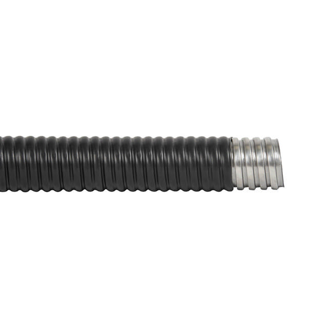 Tub flexibil Met izolat PVC 26mm 50m/colac, gri, Novelite