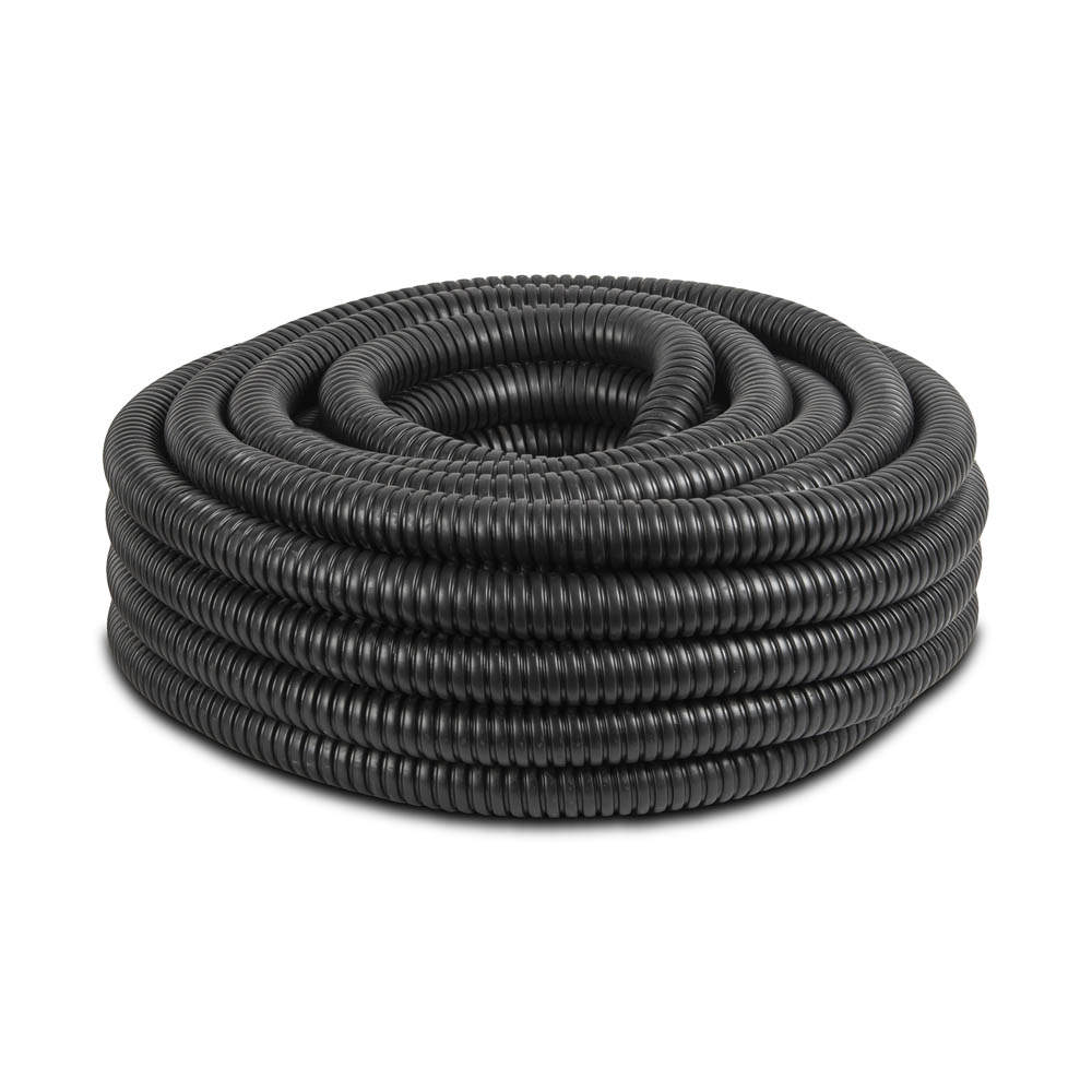 Tub flexibil Met izolat PVC 32mm 50m/colac, gri, Novelite