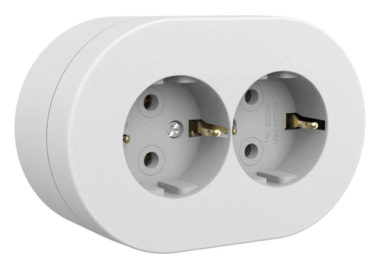 Xone intrerupator sonerie IP45, alb, Ovivo