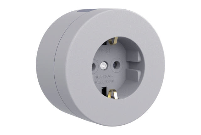 Xone priza IP45, gri, Ovivo