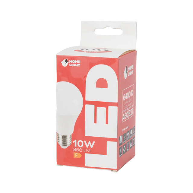 Bec LED A60 10W E27 6400K – HOMELIGHT