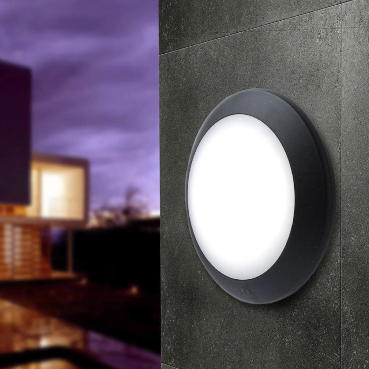 Plafoniera Berta 1XE27 IP66, negru, Fumagalli