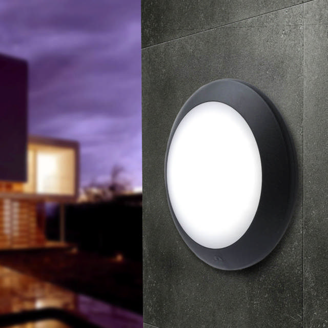 Plafoniera Berta 1XE27 IP66, negru, Fumagalli