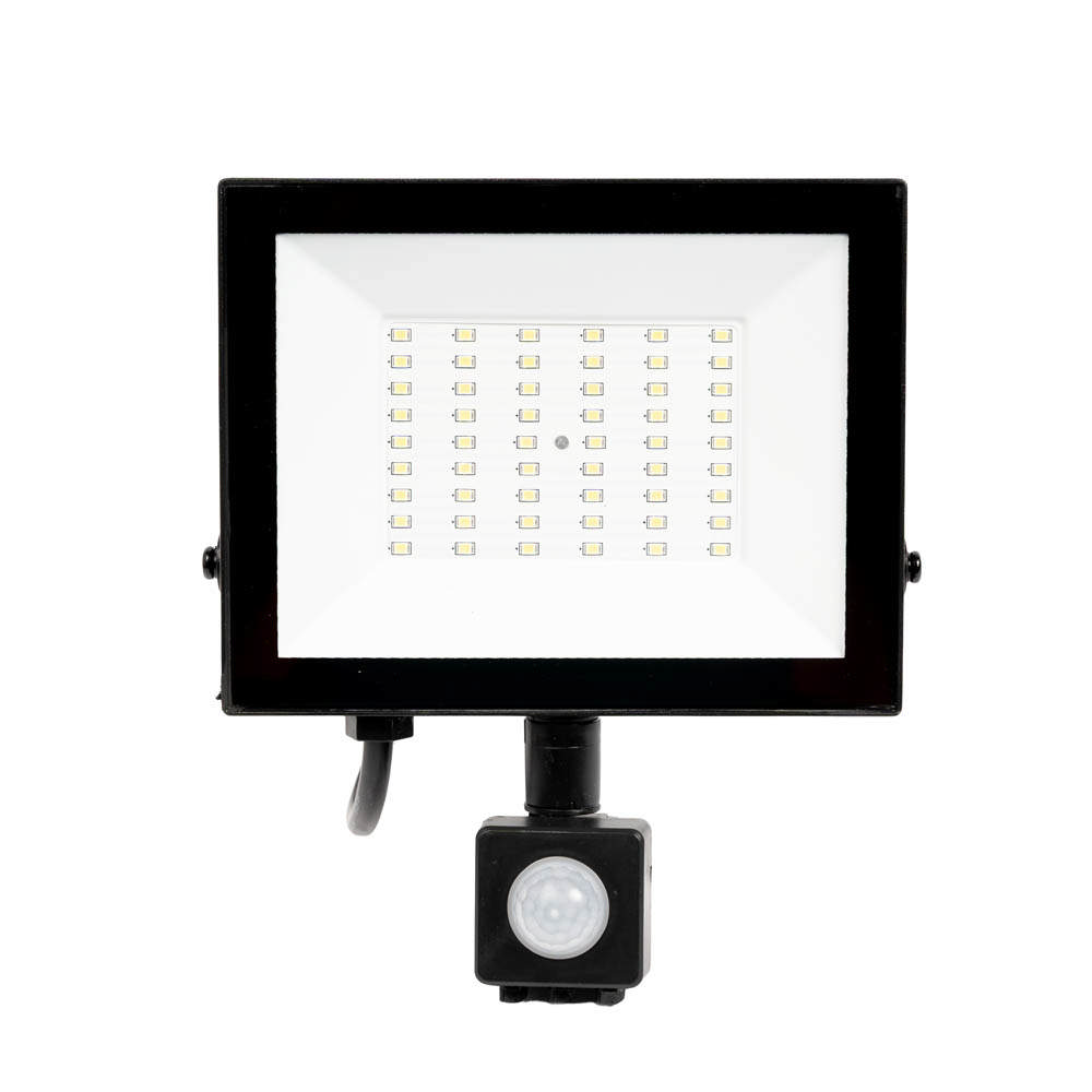 Proiector LED cu Senzor V4 50W 6500K IP44/IP65 - NOVELITE