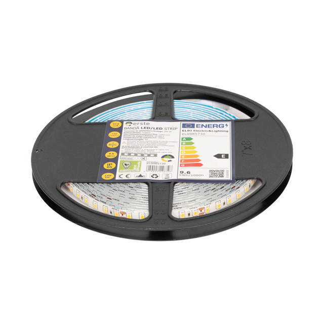 Bandă LED 24V 120 LED/m 9.6W/m 3000K IP65 Rolă 5m - ERSTE