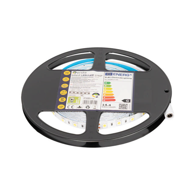 Bandă LED 24V 60 LED/m 14.4W/m 6400K IP20 Rolă 5m - ERSTE