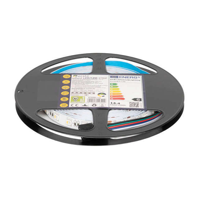 Bandă LED 24V 60 LED/m 14.4W/m RGB + 4000K IP20 Rolă 5m - ERSTE