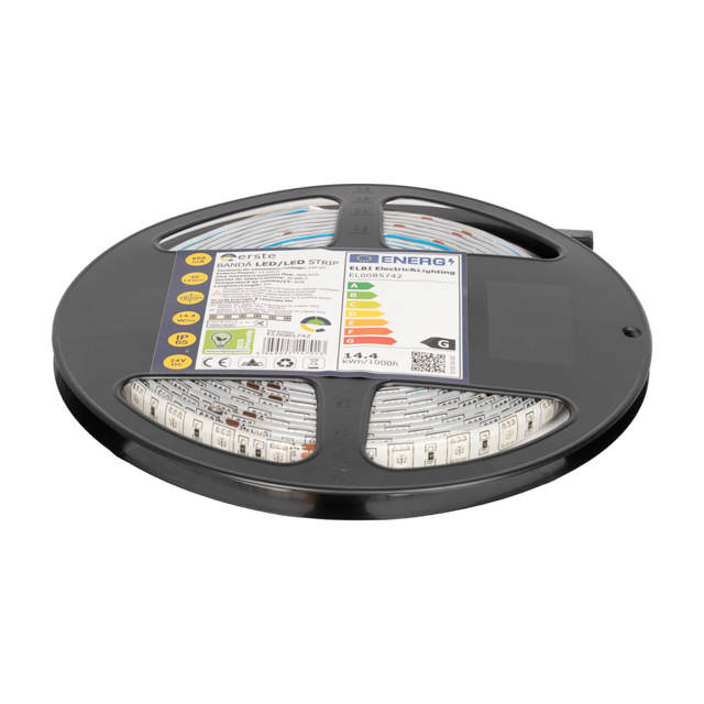 Bandă LED 24V 60 LED/m 14.4W/m RGB IP65 Rolă 5m - ERSTE